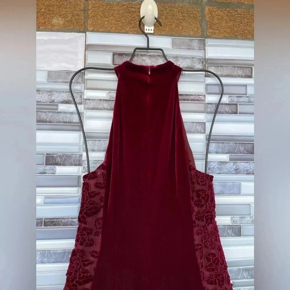 Galvan London Rosa Tulle-trimmed Embroidered Velvet Midi Dress size 6 - Picture 8 of 15